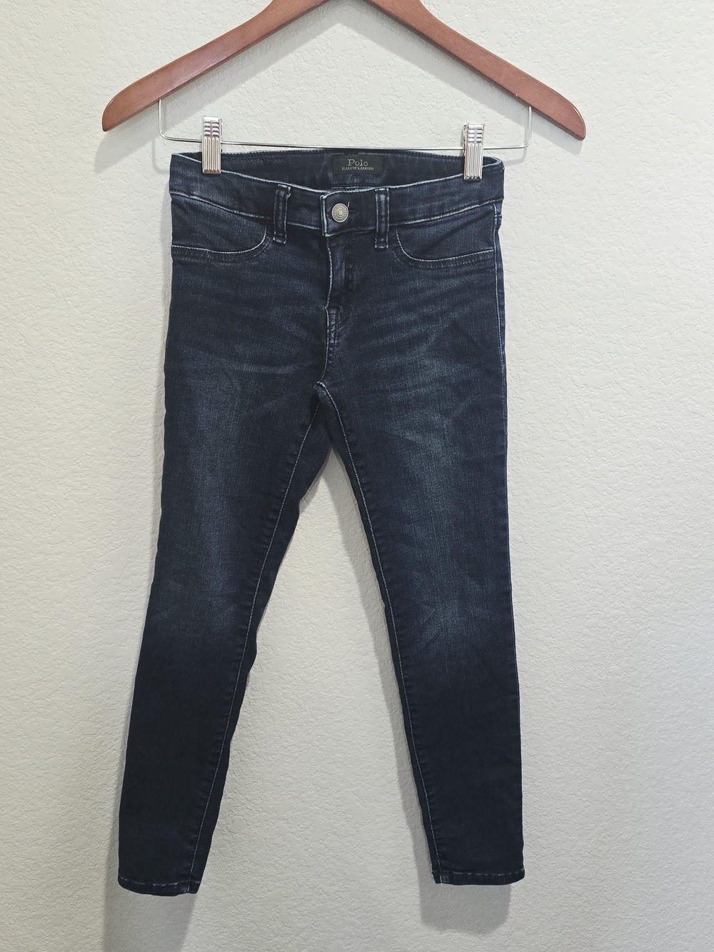Polo by Ralph Lauren Girls Dark Indigo Skinny Jeans